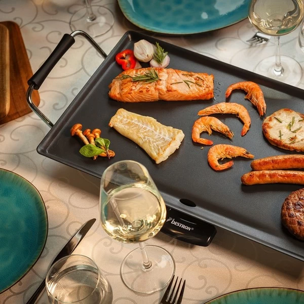 Bestron Plancha ABP602, Elektro-Grillplatte – Bild 7