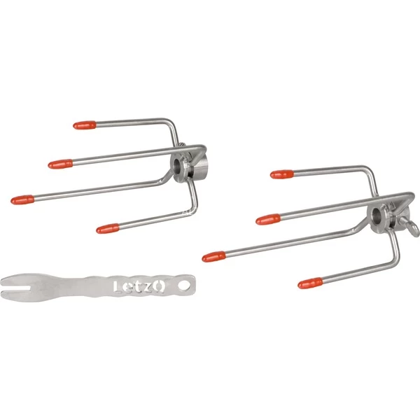 Big Green Egg Drehspieß LetzQ Spit, 24", 5-teiliges Set, Grillspieß – Bild 5