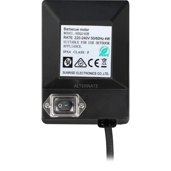 Big Green Egg Drehspieß LetzQ Spit, 24", 5-teiliges Set, Grillspieß – Bild 6