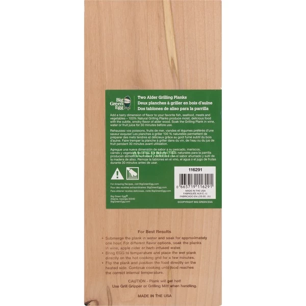 Big Green Egg Grillplanken Aus Erlenholz, Aroma-Holz – Bild 3