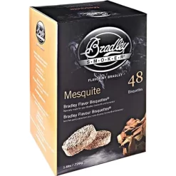 Bradley Mesquite Bisquetten, 48 Stück, Räucherholz