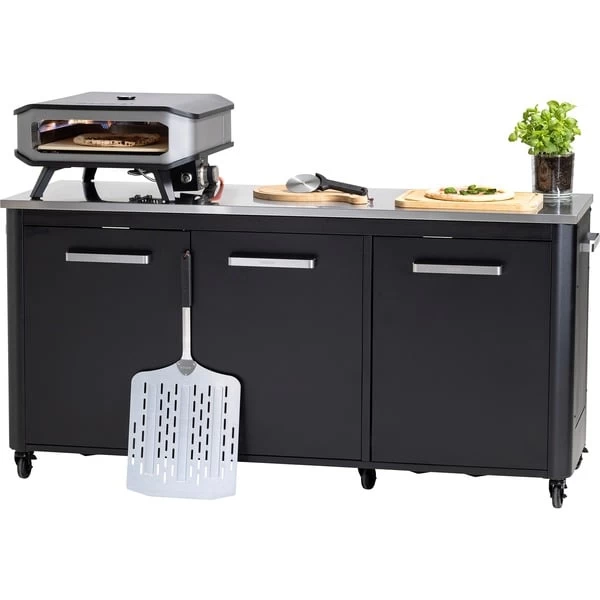 Cozze Pizzaschaufel Mit Löchern, 40 X 35cm, Grillbesteck – Bild 2