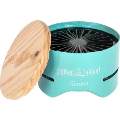 Feuerhand Tisch-Holzkohlegrill Tamber, Light Green