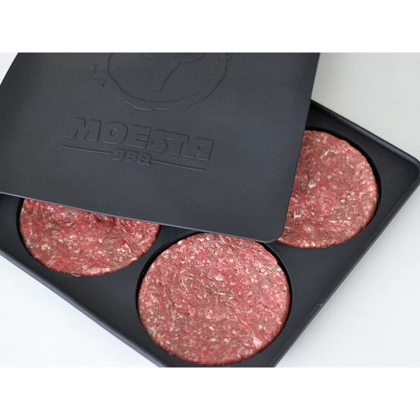 Moesta BurgerPresse No.1, 4-fach Silikon Hamburgerpresse – Bild 4