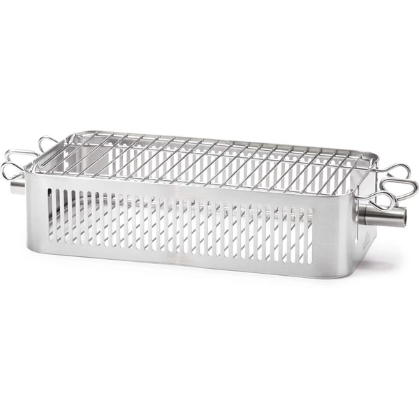 Napoleon Edelstahl Drehspieß-Grillkorb – Bild 2