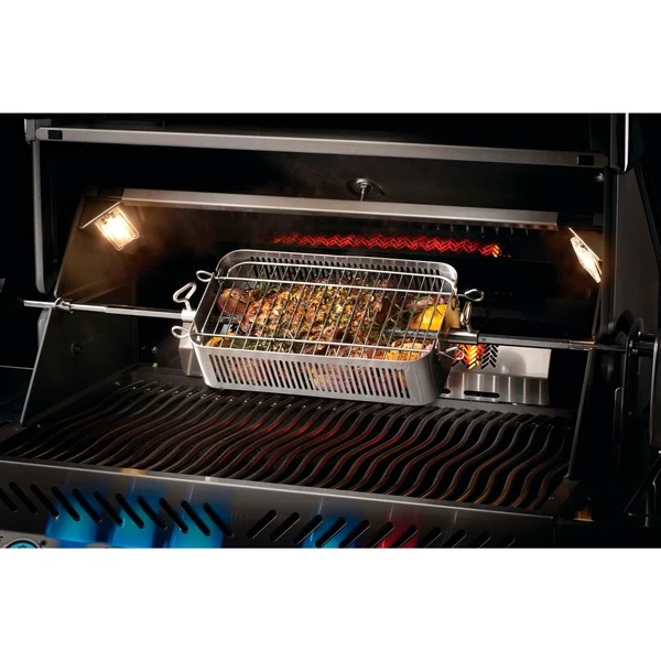 Napoleon Edelstahl Drehspieß-Grillkorb – Bild 5