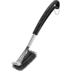 Napoleon Grillbürste Dreireihig, Mit Edelstahlborsten, Grill-Reinigungsbürste