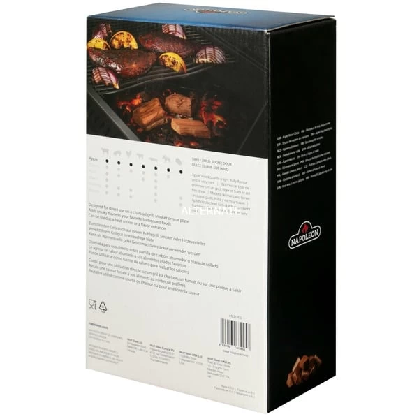 Napoleon Holz-Räucherchunks Apfel, Räucherchips – Bild 2