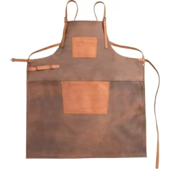 Petromax Büffelleder-Schürze Mit Gekreuztem Rückenband