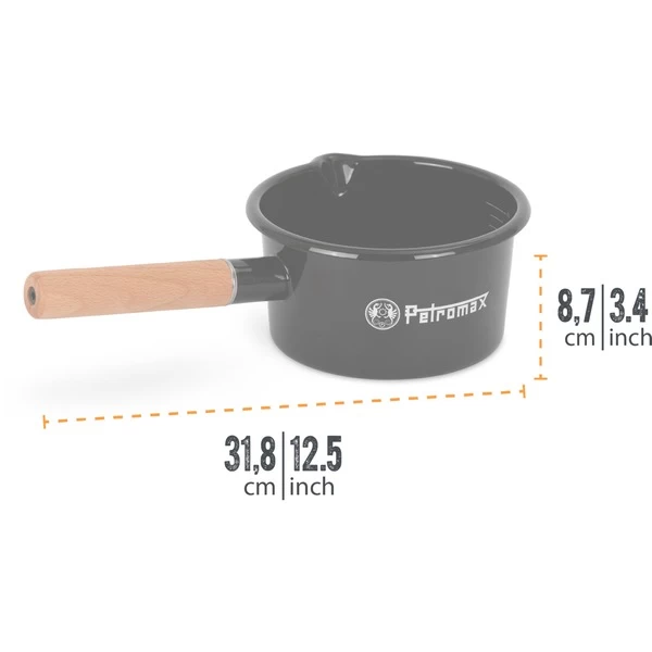 Petromax Emaille Stieltopf 1 Liter – Bild 2