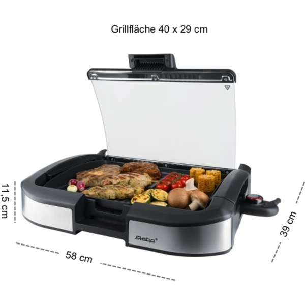 Steba BBQ Tischgrill VG 195, Elektrogrill – Bild 7