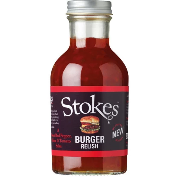 Stokes Sauces Burger Relish, Sauce