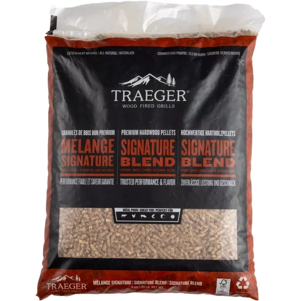 Traeger Hartholz Pellets SIGNATURE BLEND, 9kg, Brennstoff