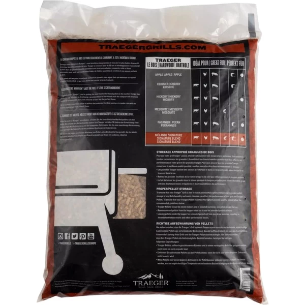 Traeger Hartholz Pellets SIGNATURE BLEND, 9kg, Brennstoff – Bild 2