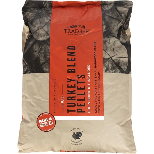 Traeger Hartholz Pellets TURKEY BLEND, 8kg, Brennstoff – Bild 2