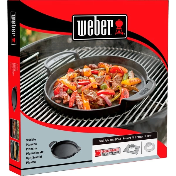 Weber Gourmet BBQ System Pfanneneinsatz 7421, Grillplatte – Bild 4