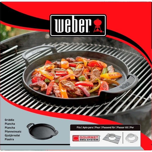 Weber Gourmet BBQ System Pfanneneinsatz 7421, Grillplatte – Bild 5