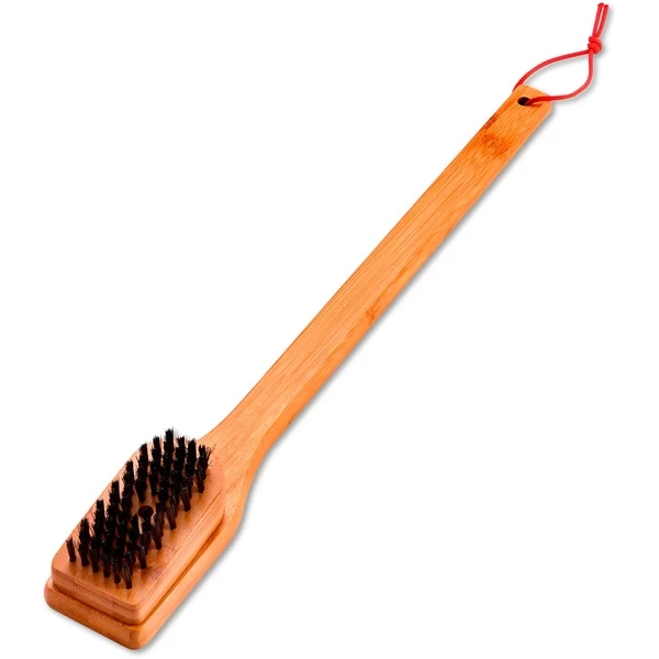 Weber Grillbürste Mit Bambus-Griff, 46cm, Grill-Reinigungsbürste