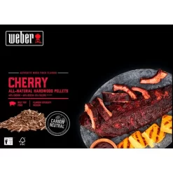 Weber Holzpellets Kirschholz, 8kg, Brennstoff